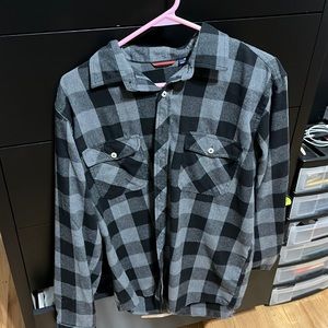 Black & gray flannel